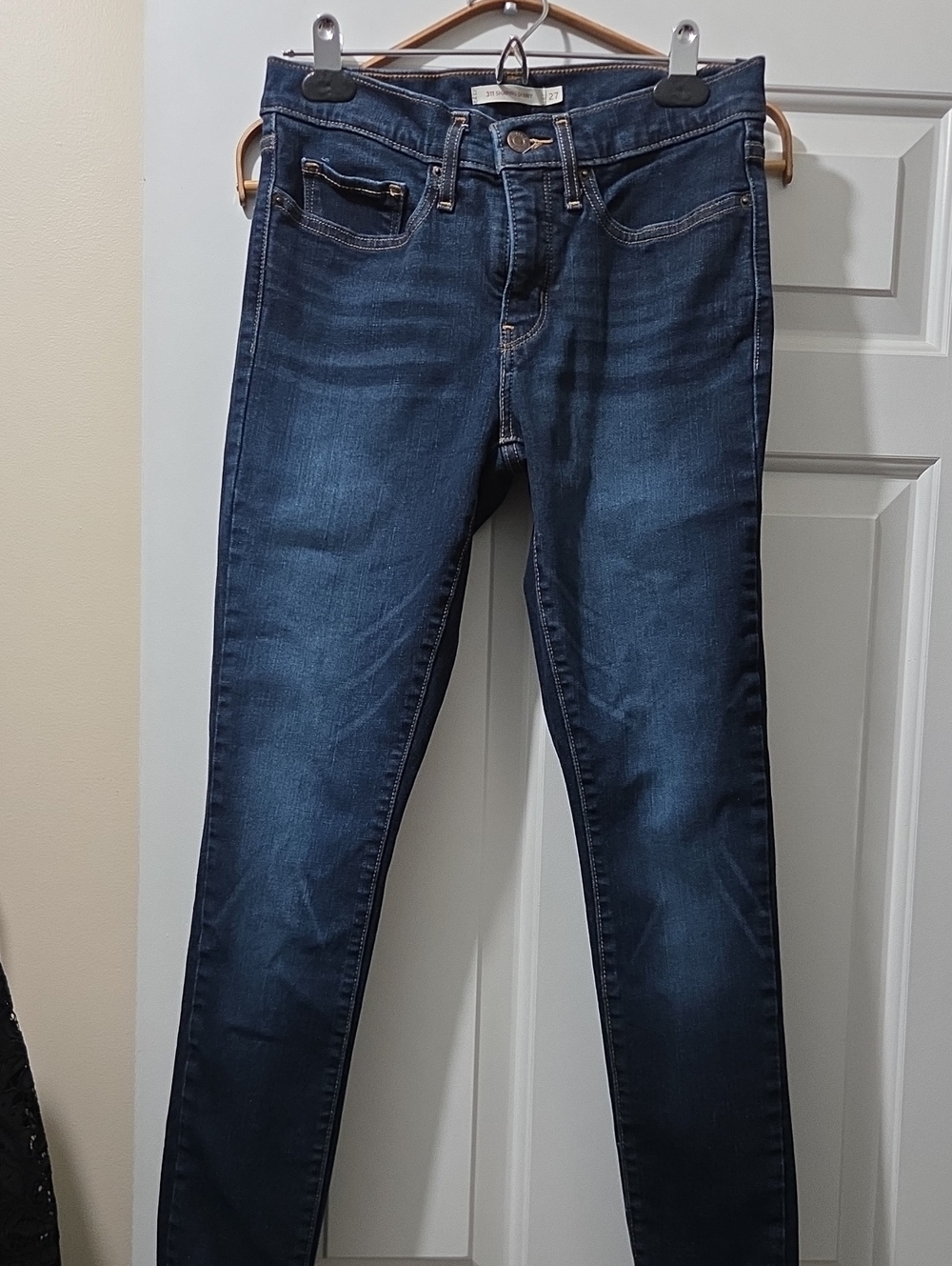 Women's Dark Blue Slim Fit Jeans